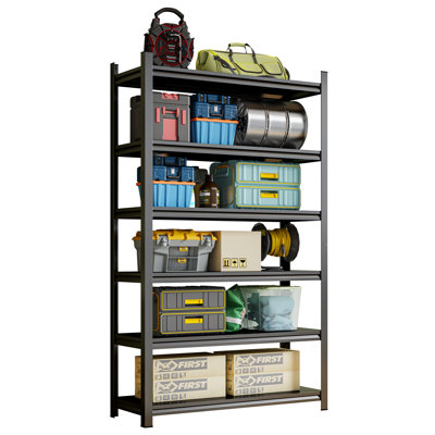 Industrial Storage Rack with Adjustable Shelves