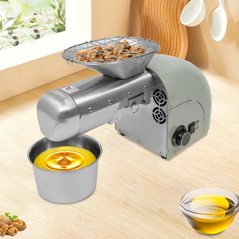 Petite presse à huile 1800W, Argent argent