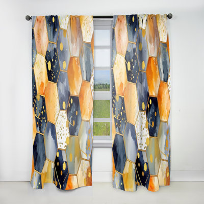 Wilder Vibrant Hues Of Scandinavia Artwork - Scandinavian Curtain - Velvet Room Darkening - 1 panel