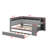 Multifunctional Daybed with Integrated Desk, Storage Shelves, and Expandable Trundle, Featuring Built-in Charging Station and LED Lighting-234523213