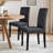Momordique Solid Wood Parsons Dining Chairs, Rubberwood Upholstered Dinner Chair with Foam Seat, Stain-Resistant Fabric-111912284-118434141
