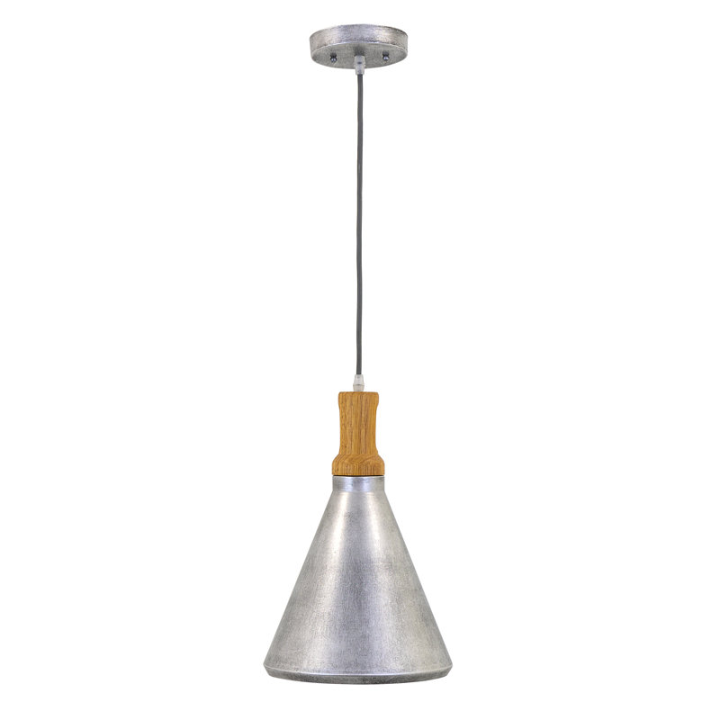 Luminaire suspendu conique à 1 lumière Tedrow