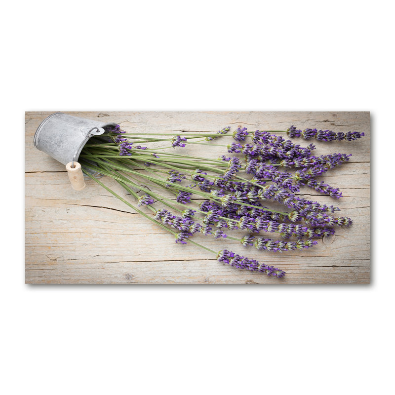 Lavender In A Pot - No Frame Print, 50cm H x 100cm W, Canvas