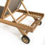 Woehler 198cm Long Reclining Teak Single Chaise