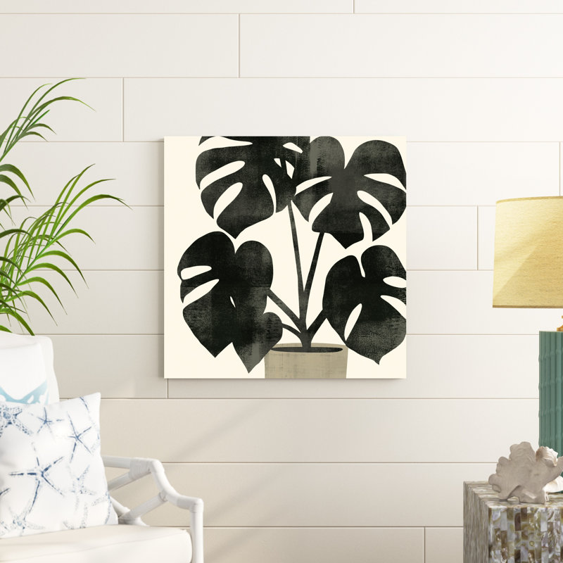 Plantling II par Victoria Barnes - peinture sur toile tendue, H 30 po x l 30 po