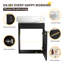 Meuble-lavabo simple Yeleni 16 po avec dessus en céramique