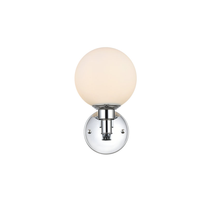Éclairage pour meuble-lavabo à intensité variable Carmie, Chrome chrome, 1 lumière