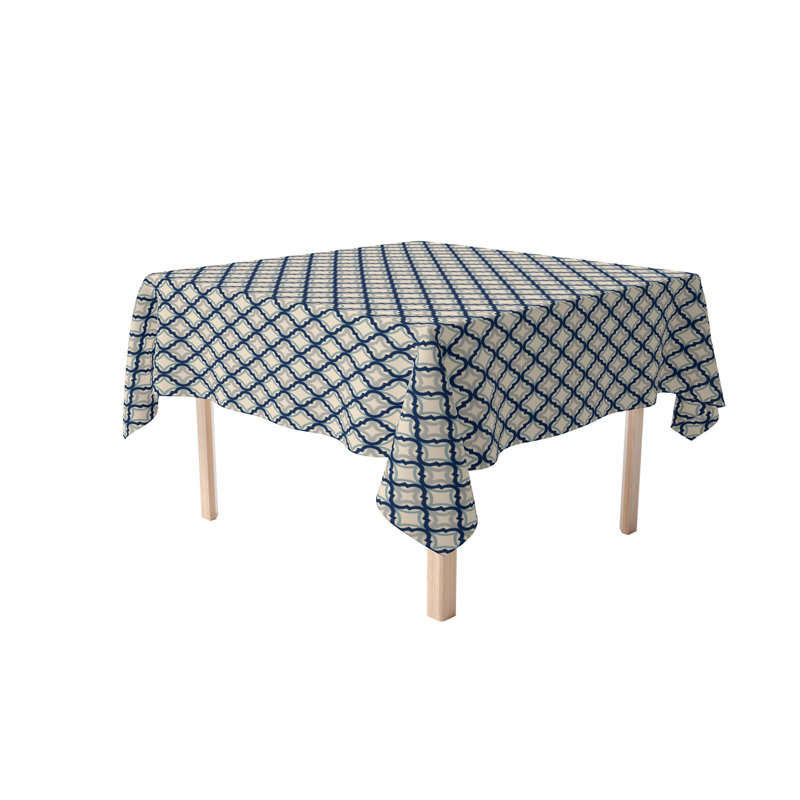 Ruggi Diamond Ogee Tablecloth, 90" x 90"