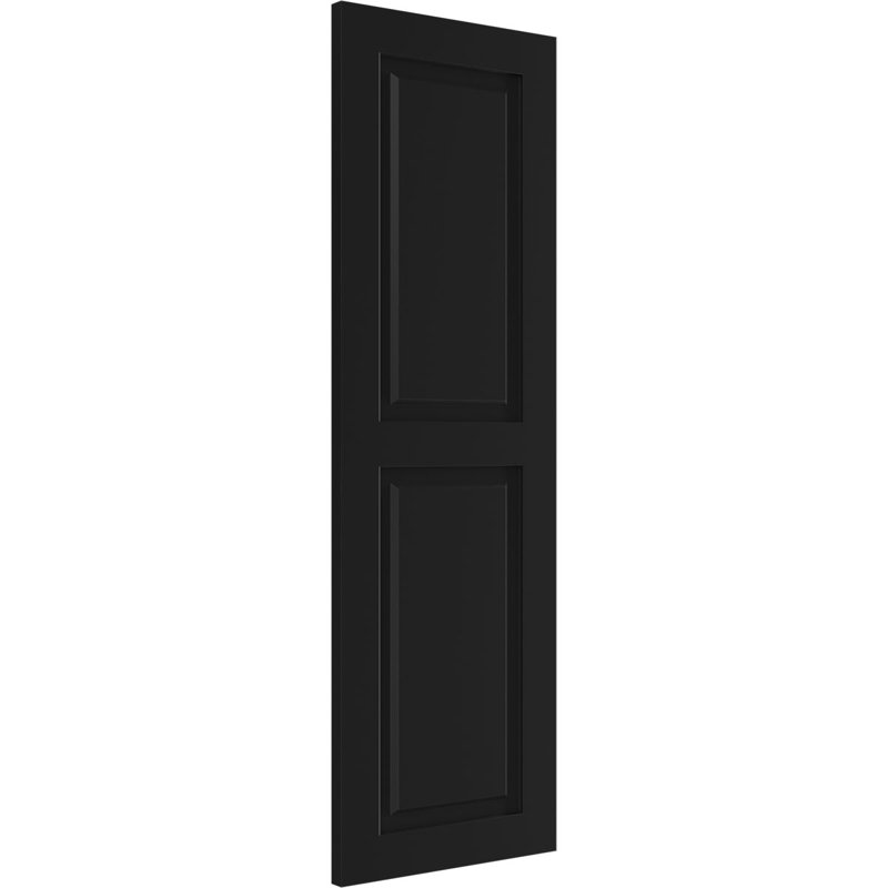Volets en PVC True Fit, Gris grêle, 18", 80"