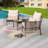 Aalaysia 3-Piece Outdoor Wicker Conversation Set