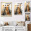 Peach Dance Quiet Ensemble II - Portrait, art mural sur toile-1318839681-1318839690