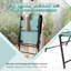 Ensemble de 2 chaises de patio avec accoudoirs et structure en métal-193927769