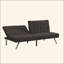 Structure en bois, pieds en acier inoxydable, futon, canapé-1712404417