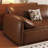 Brownness Genuine Leather Modular Modern sofa