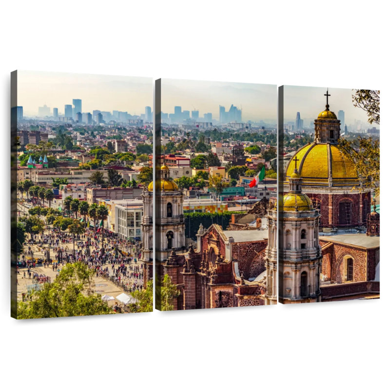 Sebbie Basilica In Mexico City, 42" H x 65" W