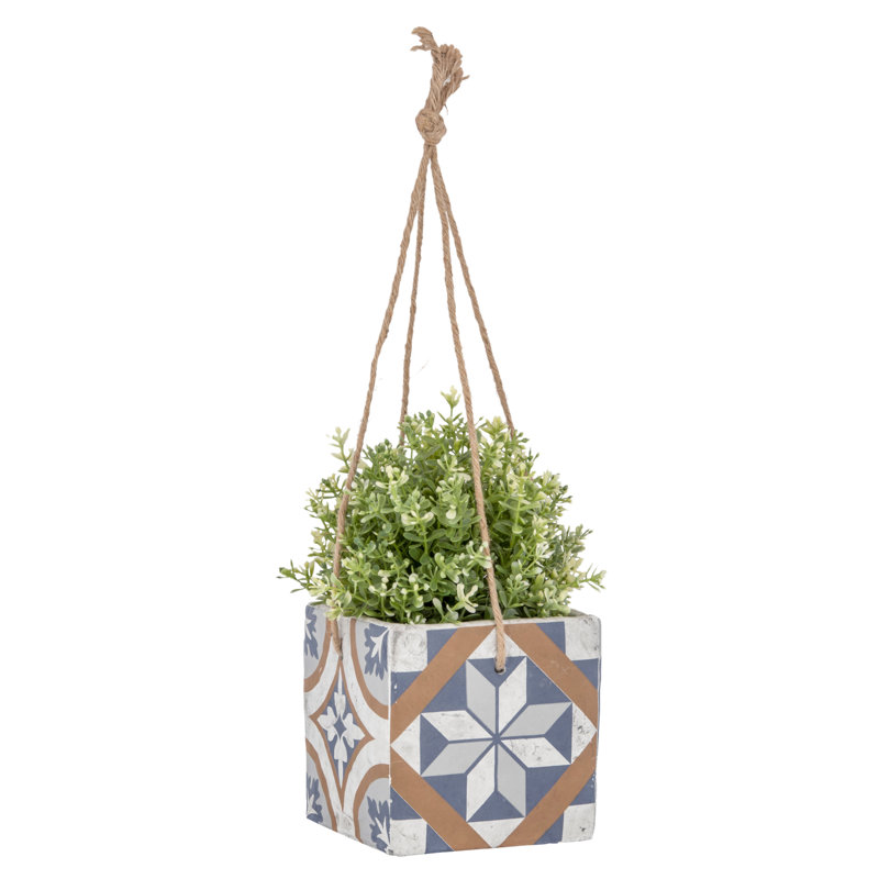 Portuguese Tiles Hanging Pot L