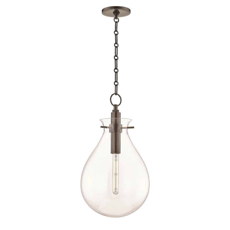 Luminaire suspendu Ivy par Becki Owens, Bronze vieilli, H 22,75 po x l 12,5 po x P 12,5 po