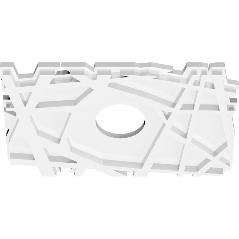 Diamètre intérieur 3 po Novo, H 9,375 po x l 14 po x P 1 po