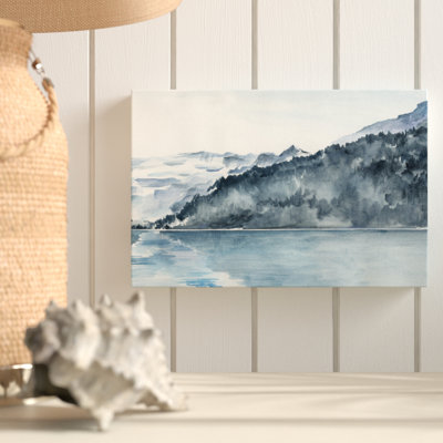 «Toward the Island», peinture à l'aquarelle