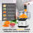 Panti 12 Cup Food Processor, 600W 4 Functions Vegetable Chopper For Chopping, Slicing, Purees & Dough, 3 Blades-117378244