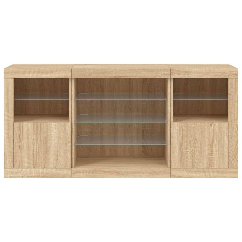 Azzie 142.5cm Sideboard, Sonoma Oak