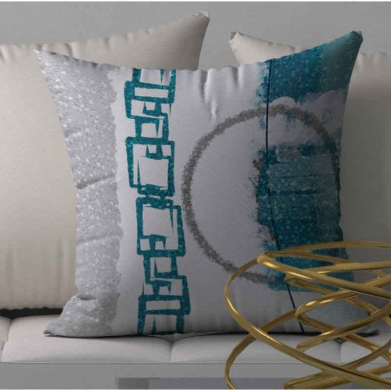 Housse de coussin décorative carrée Ecstatic Sun, 20 po x 20 po