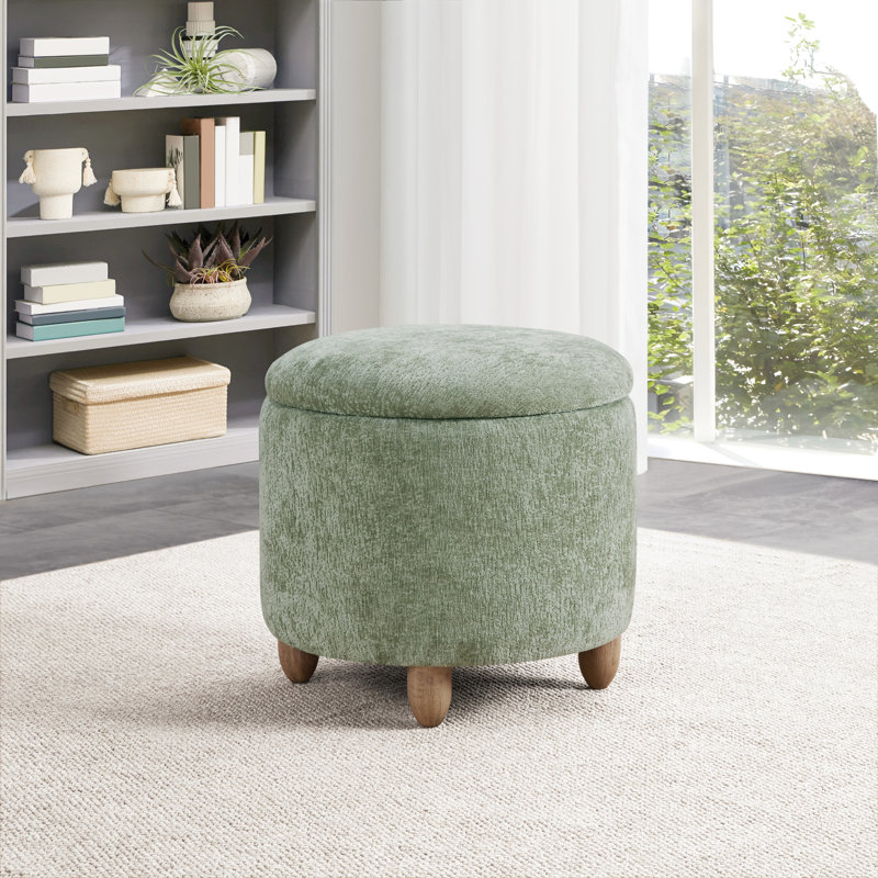 Repose-pieds Twomey, Polyester vert printemps