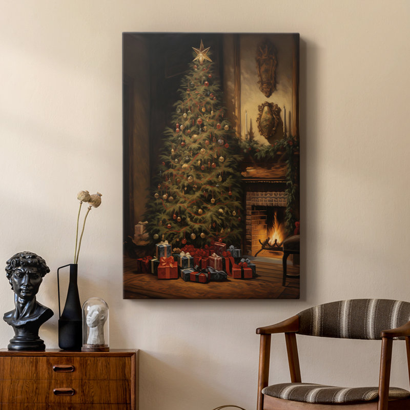 DCLXIX, art des Fêtes de Noël - galerie Cavas, H 27 po x l 18 po