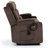 Manual Reclining Loveseat Sofa,3-Seat Recliner Couch with Flip-Down Middle Back,Storage Drawer,Cup Holders & USB Ports,Living Room Furniture for Home & RV,Brown-1674027380