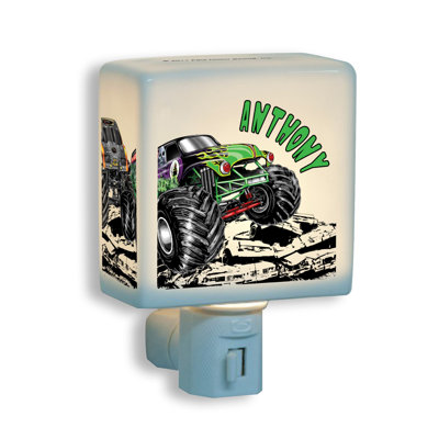 Veilleuse personnalisée Monster Jam Grave Digger