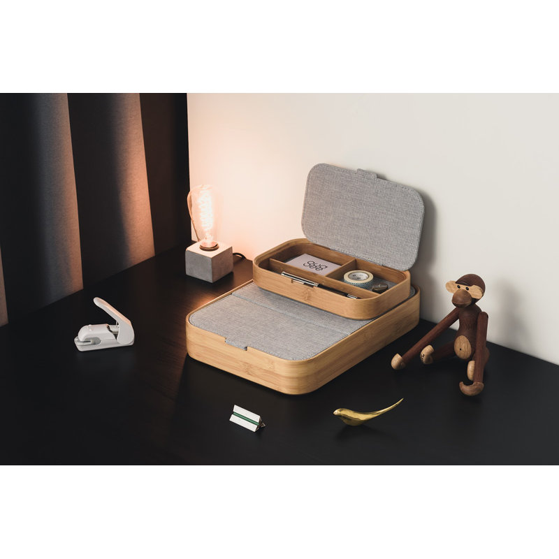 ODDI Bamboo Desk Organizer Set
