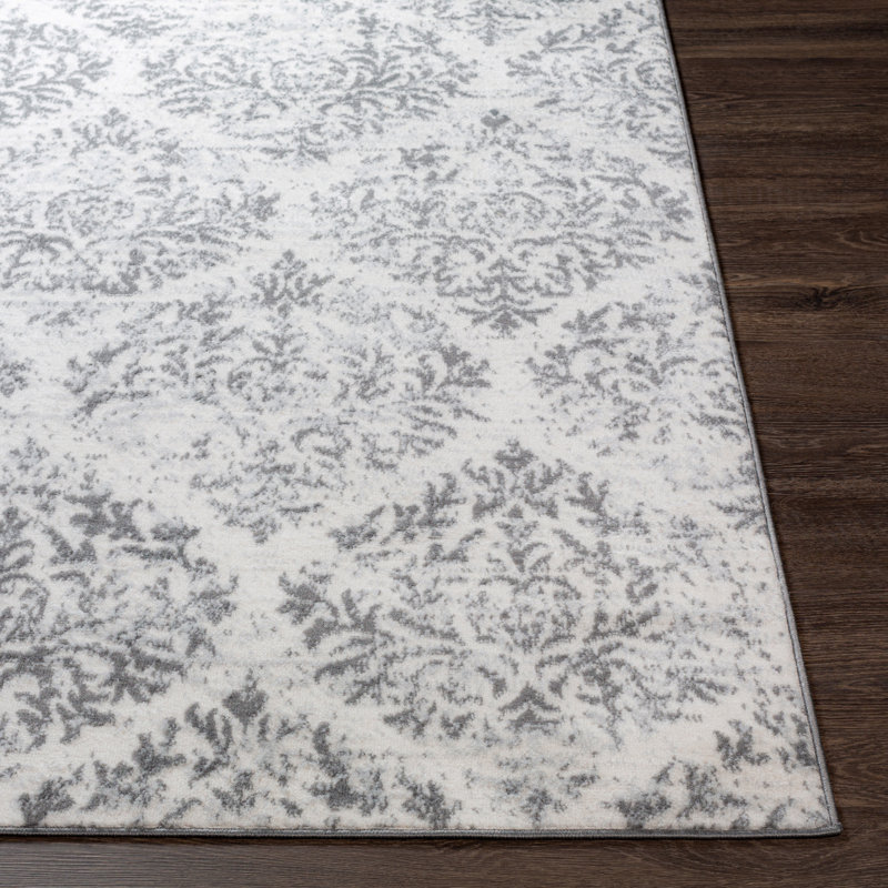 Thiago Ikat Indoor Rug, Rectangle 6'7" x 9'