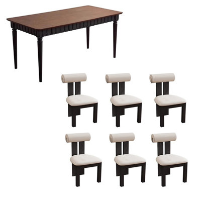 Ensemble de table rétro élégant