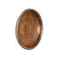 Teak Wood Bowl Wall Art, Metallurgy Edge-1478897031