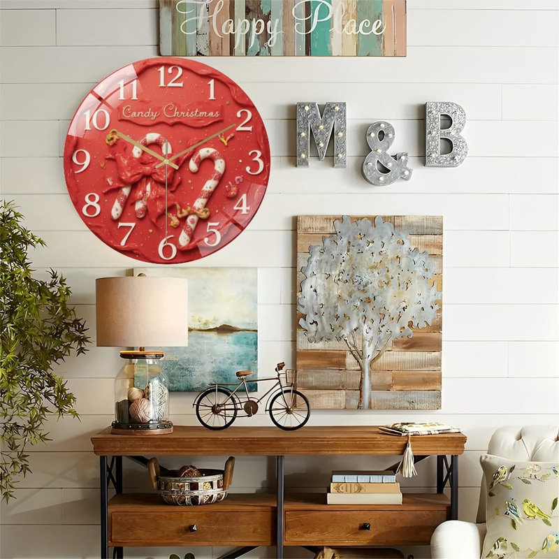 Horloge murale 12 po