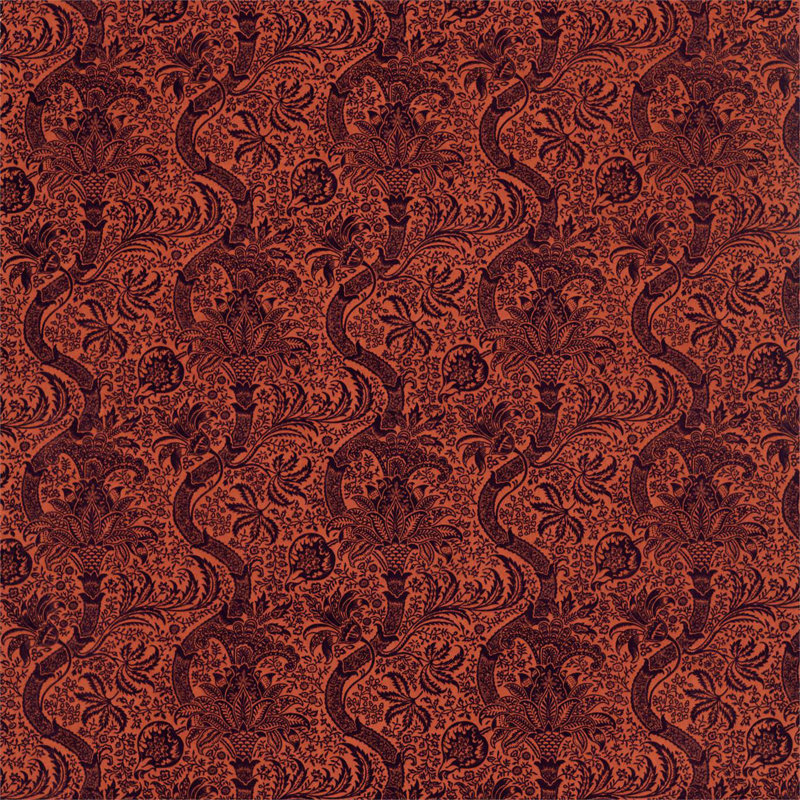 Indian Flock Velvet Fabric, Green