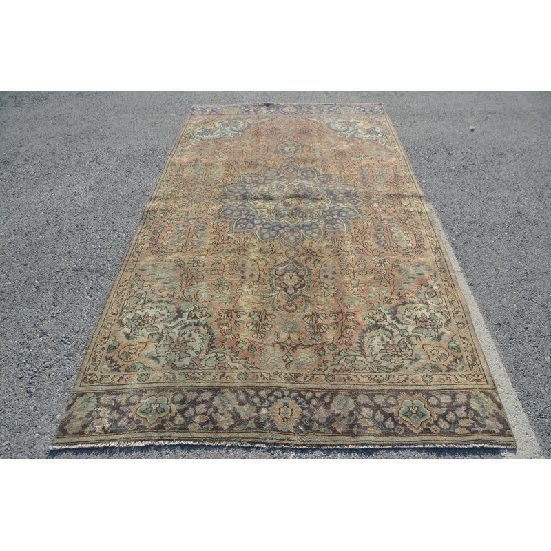 Tapis froids beiges, grands tapis de 5 pi x 9,1 pi, tapis de luxe, tapis rétro, tapis Boho, tapis turcs, tapis moderne