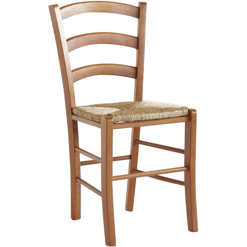 Ferree 46cm H Ladder Back Side Chair, Brown