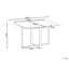 Extendable Metal Base Dining Table