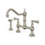Edwardian™ Perrin and Rowe® Double Handle Provence Bridge Kitchen Faucet with Lever Handle-31956108-126482235