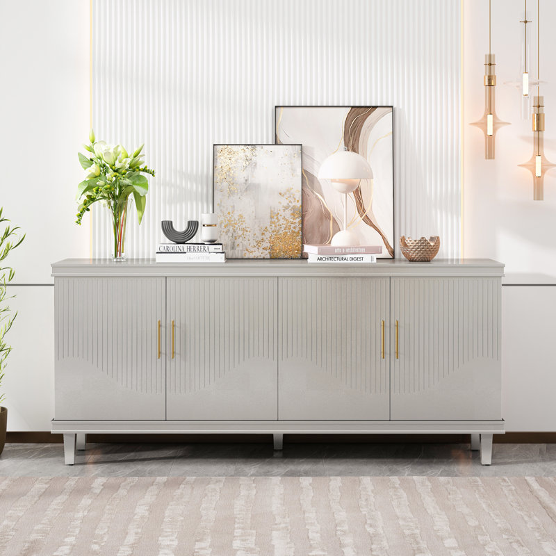 Console de rangement, Blanc