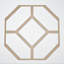Panneaux de plafond décoratifs en acrylique 66, l 66 7/8 po x H 66 7/8 po x T 1/8 po, blanc-902369979-902369959