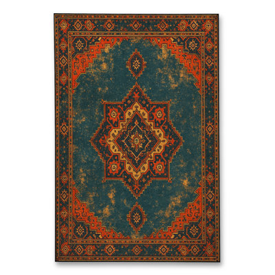 Tapis blanc tissé à motif lavable Mosso