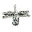 Lily Pads dragon fly knob decorated with swarovski crystals in finish Chalice