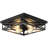 2Pack Vintage Farmhouse Flush Mount Ceiling Light Fixtures, 4-Light Hallway Kitchen Ceiling Light, Industrial Farmhouse Light Fixtures Ceiling Mount For Bedroom(set of 2)-124548838-124548840