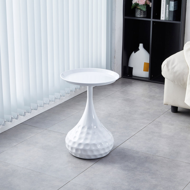 Wine Cup Metal Side Table, Small Sofa Table, Round Nightstand