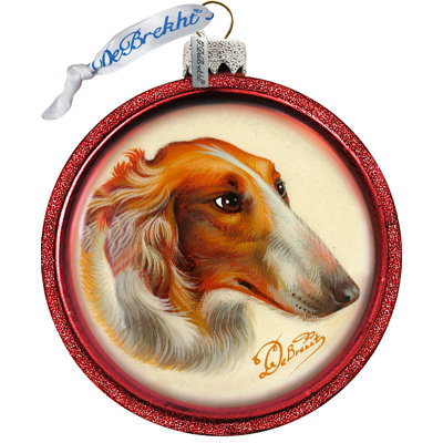 Collection de splendor de noël en verre pour chien best friend