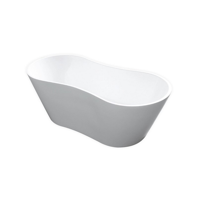 Baignoire de trempage autoportante Onde 66 po. X 30 po. Onde