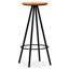 Tabouret bistro en bois massif-1912706664