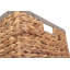 Wicker Storage Basket with Grey Rope border-40032822